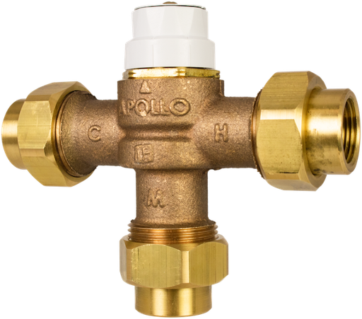 Apollo Bronze Thermostatic Mixing Valves 1/2" (3 x FNPT)