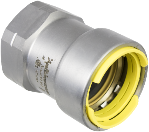 Apollo PowerPress Gas straight connector FF 1/2"xFPT1/2"