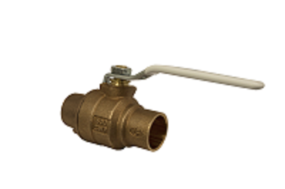 Apollo Bronze 2 Piece Full Port Ball Valve with Standard Configuration 2-1/2" (2 x Solder)