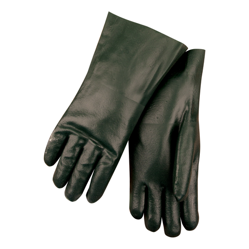 12 Inch PVC Dipped Synthetic Gloves, Sandy Finish