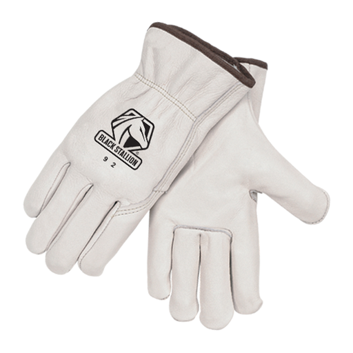 Premium Grain Cowhide Drivers Glove with Seamless Index Finger