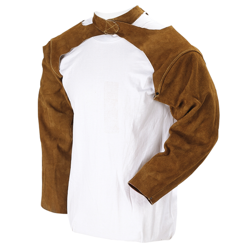 Side Split Cowhide Sleeves with Sling Strap, 23" Length