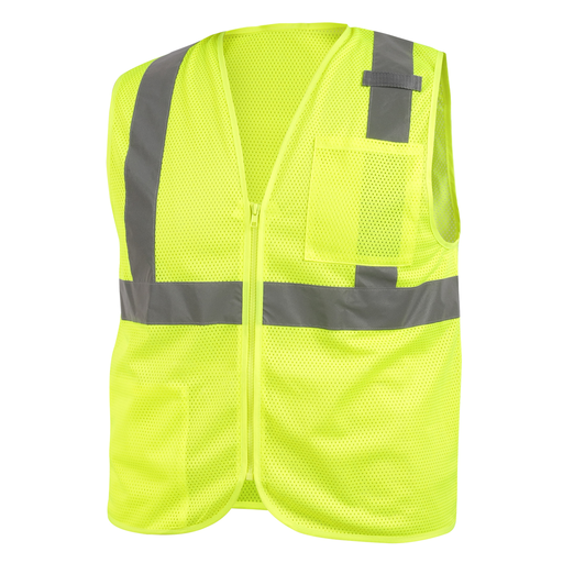 ANSI Class 2 Hi-Vis Standard Safety Vest, Safety Lime