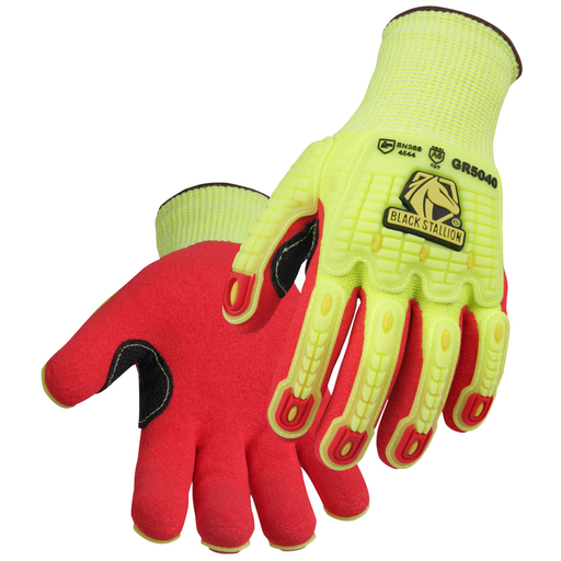 AccuFlex™ A6 Cut & Impact Resistant Hi-Vis Nitrile-Coated Knit Glove