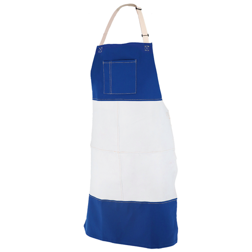 Grain Goatskin & FR Cotton Hybrid Bib Apron, 36” Length