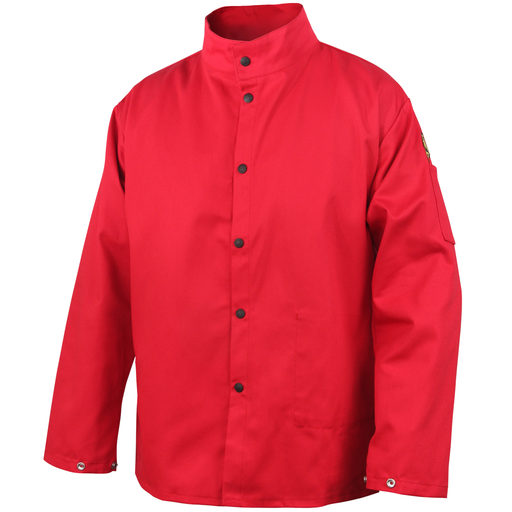 9oz. FR Cotton Welding Jacket, Red