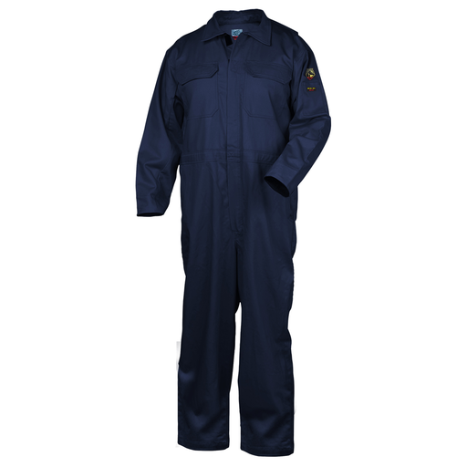 Deluxe 9 oz. FR Cotton Coverall, Navy Blue