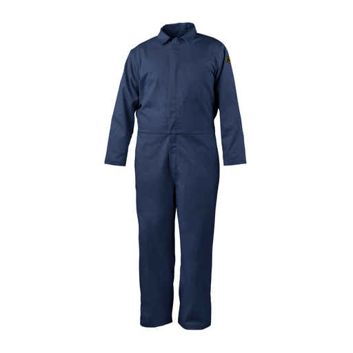 7 oz. 88/12 Flame-Resistant Coveralls, Navy