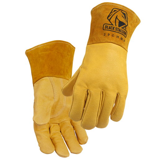 Premium Grain Pigskin MIG Glove with CushionCore™ - Small