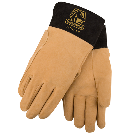 SPLIT DEERSKIN SHORT CUFF MED
