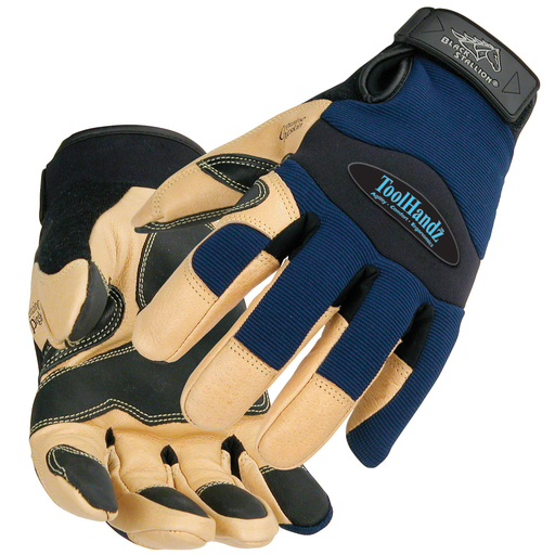 ToolHandz® PRO Grain Pigskin Mechanics Glove with Reinforced Palm