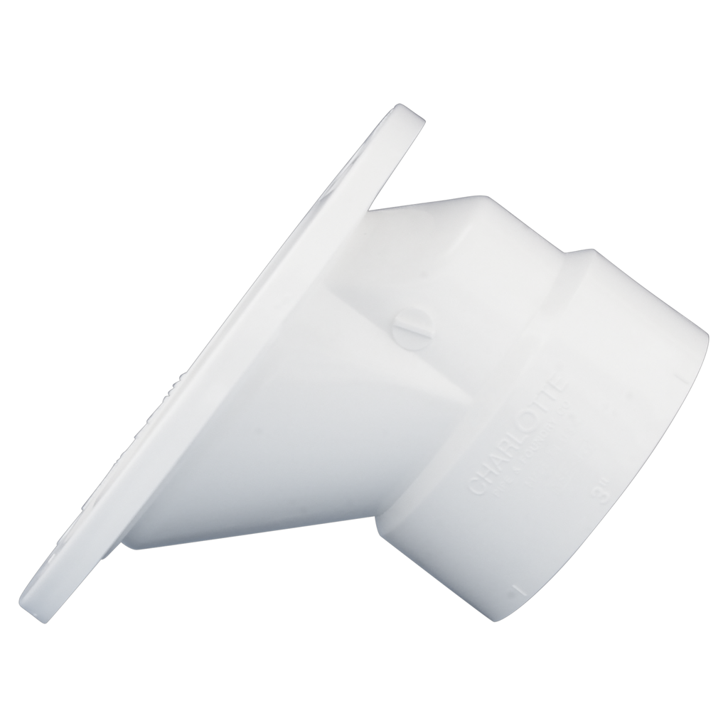 4 x3 DWV OFFSET CLFLG ADJ PVC PLRING HUB