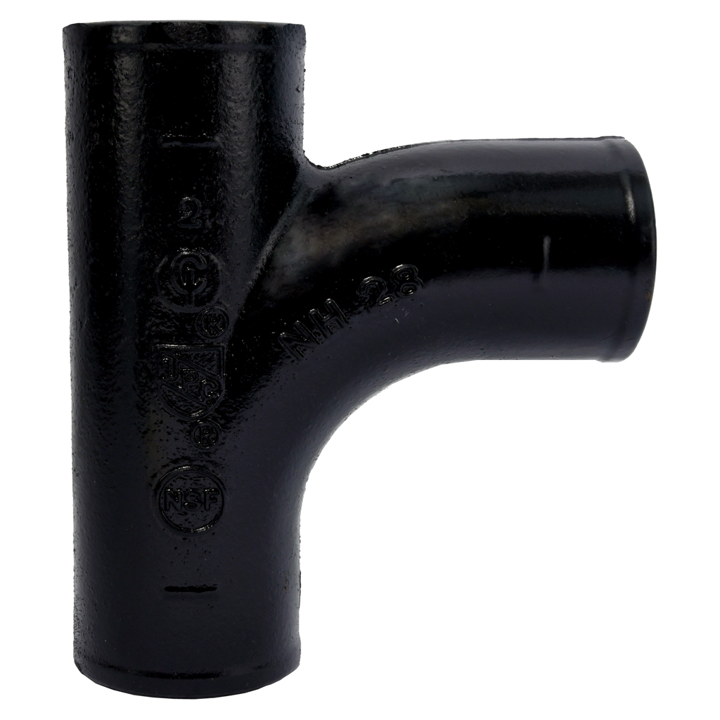 2 NO HUB SANITARY TEE