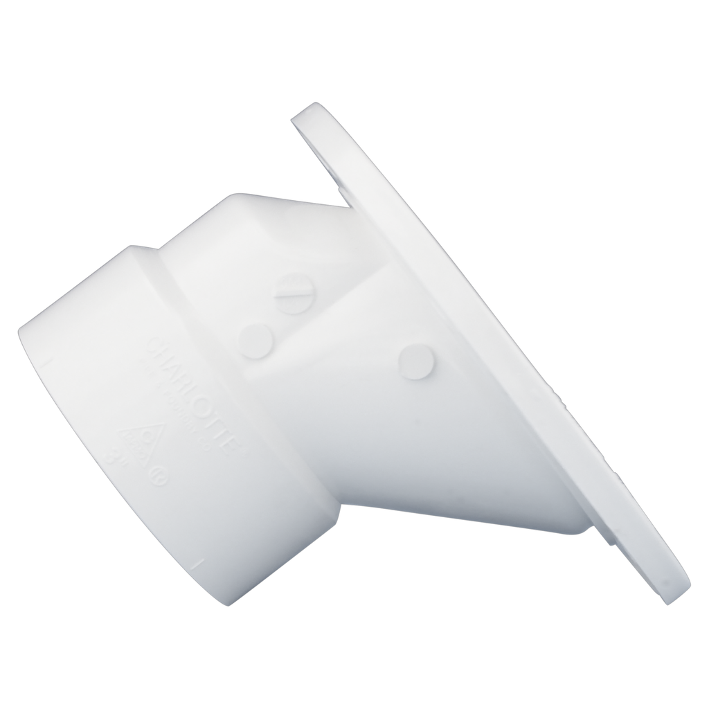 4 x3 DWV OFFSET CLFLG ADJ PVC PLRING HUB