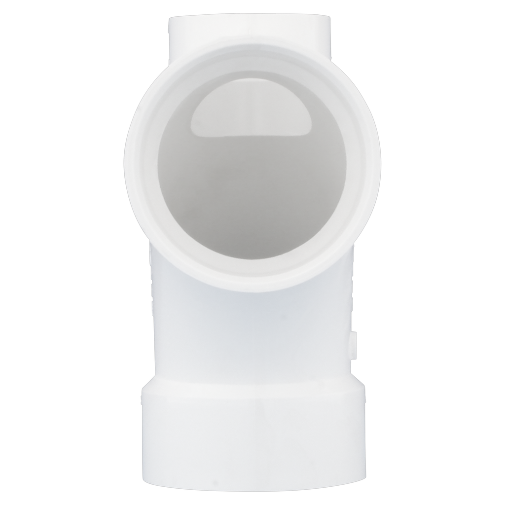 3x3x2 DWV LONG SWEEP 1/4 BD W/HH INLET