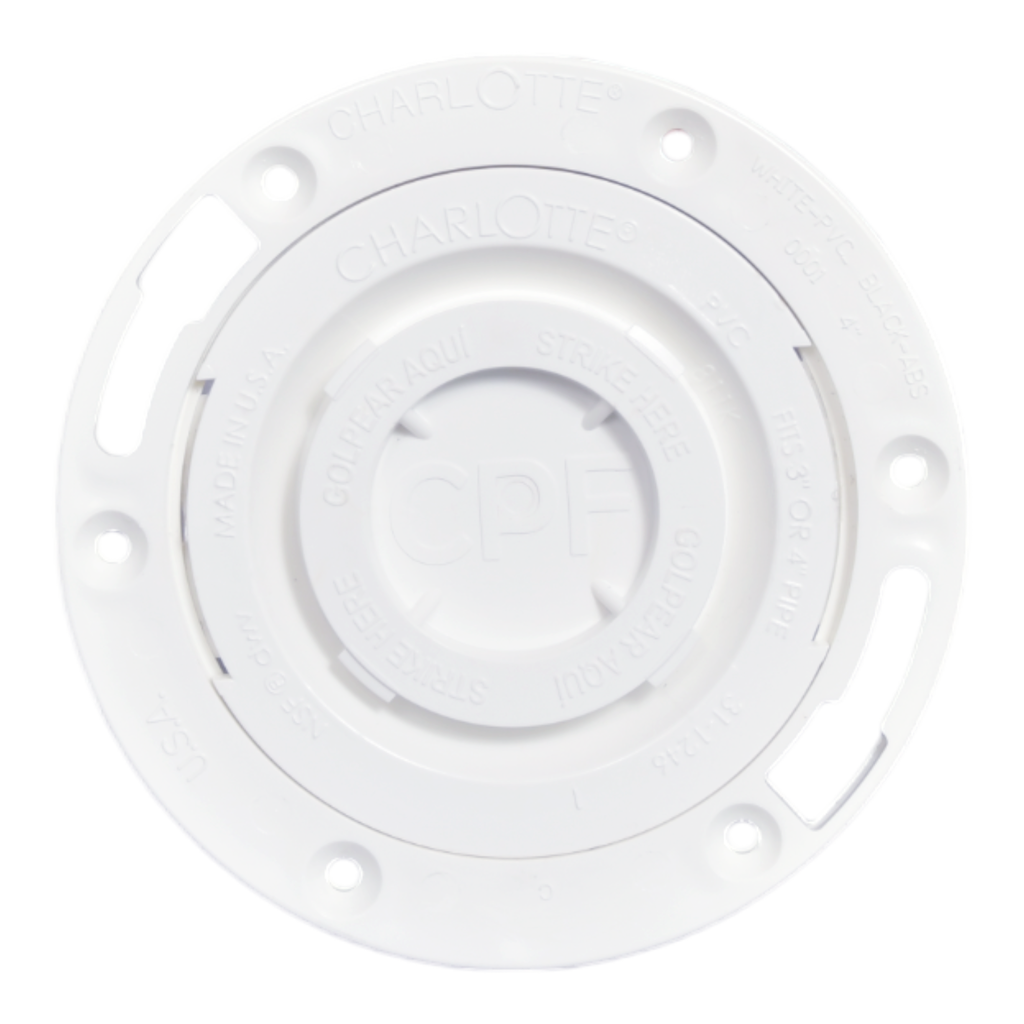 4 x 3 DWV CL FLG W/KO ADJ PVC PLRING HUB