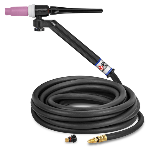 150 Amp Flex-loc TIG Torch, Gas-Cooled, 25' Standard Cables