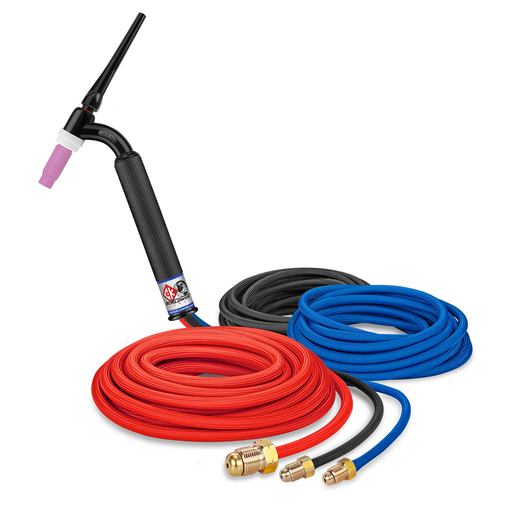 350 Amp Flex head TIG Torch, Water-Cooled, 25' superflex cables