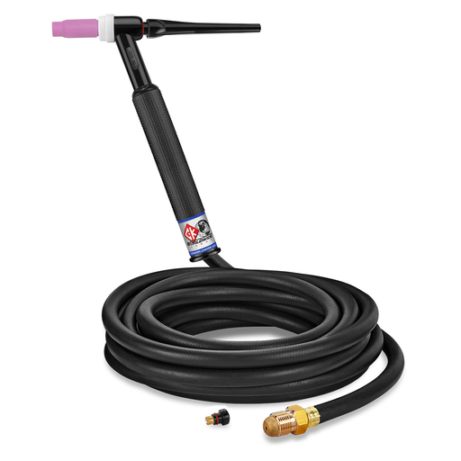 200 Amp Rigid head TIG Torch, Gas-Cooled, 25' Standard Cables