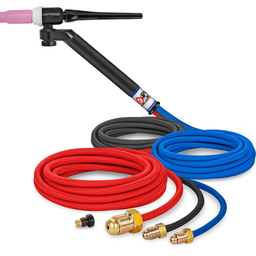 250 Amp Flex-loc TIG Torch, Water-Cooled, 12.5' superflex cables