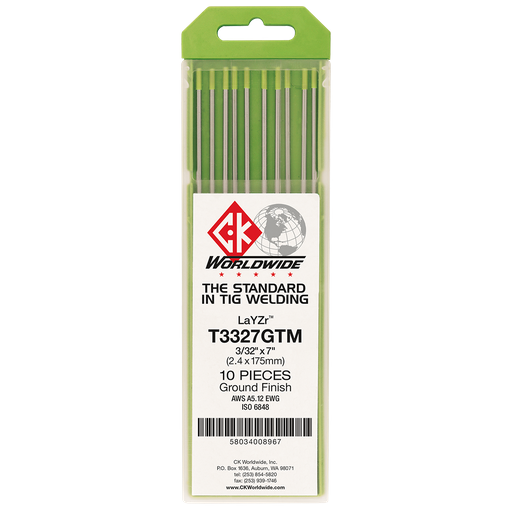 TUNGSTEN 1/8" LaYZr