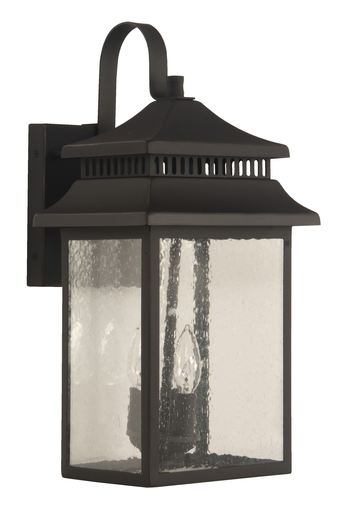 Mayer-DDS-Crossbend 3 Light Large Outdoor Wall Lantern in Dark Bronze Gilded-1