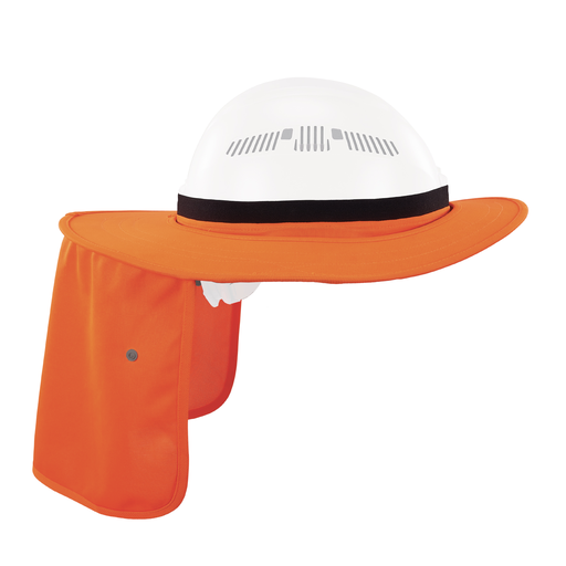 6661 Orange Universal Hard Hat Brim - Neck Shade