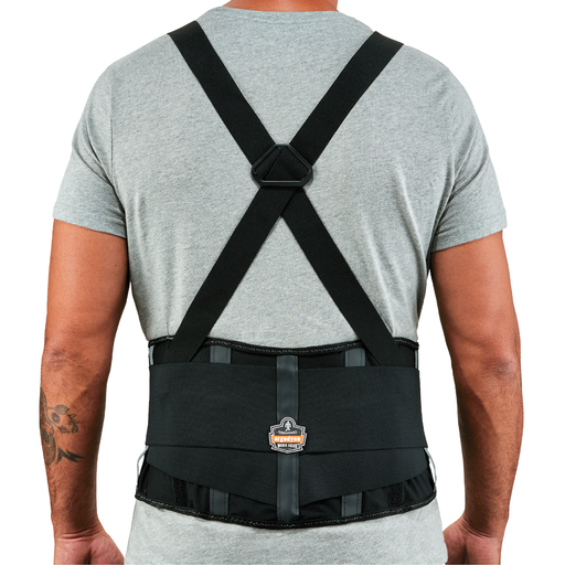 2000Sf S Black 840D Spandex Back Support Brace