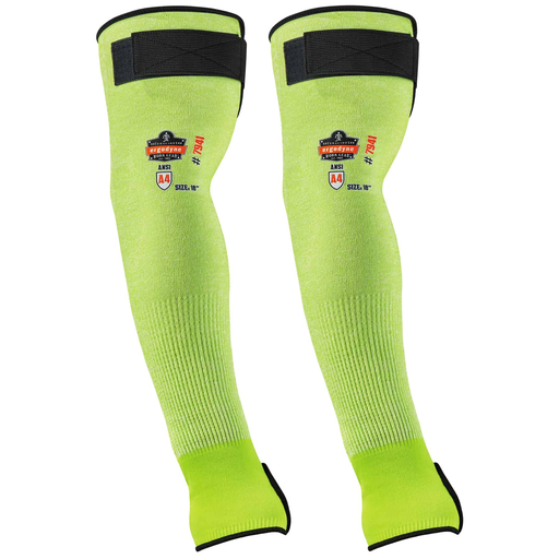 7941 1-Pair 18 In Lime Cr Protective Arm Sleeves
