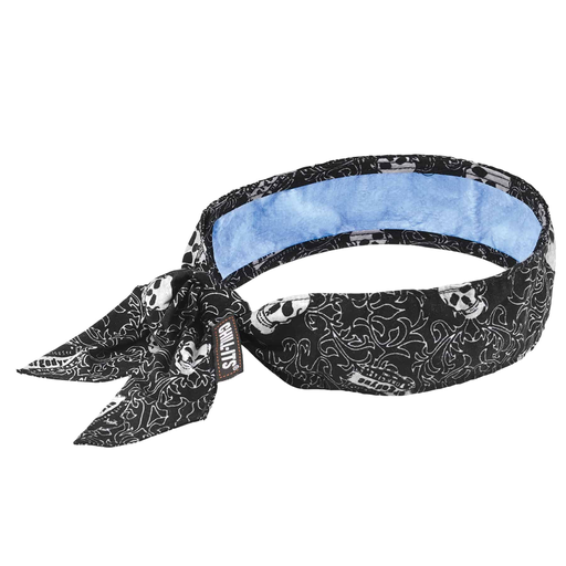 6700Ct Skulls Cooling Bandana Headband - Pva - Tie
