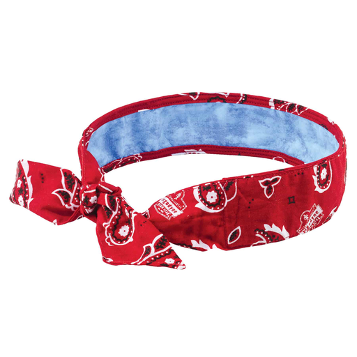 6700Ct Red Western Cooling Bandana Headband - Pva - Tie