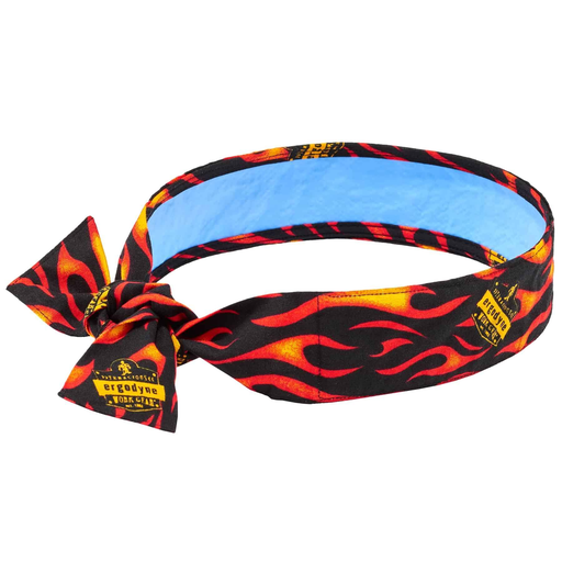 6700Ct Flames Cooling Bandana Headband - Pva - Tie
