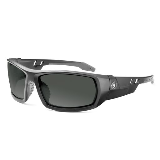 Odin Matte Black Frame Smoke Lens Safety Glasses