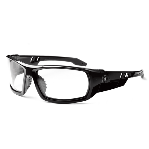 Odin Black Frame Clear Lens Safety Glasses