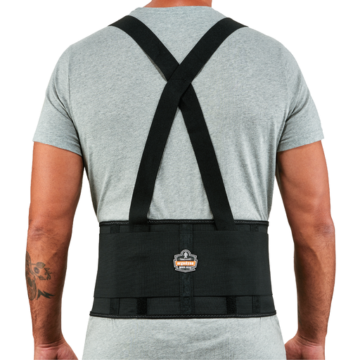 1650 L Black Elastic Back Support Brace
