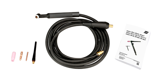 ESAB® Heliarc SR-26F 12.5 ft. Air-Cooled Flexible Head TIG Torch