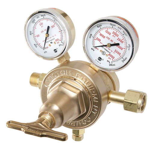 Victor®Model VTS700E-580 Extra High Capacity Oxygen Inert Gas Two Stage Regulator, CGA-580