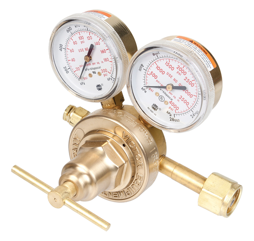 Victor®Model SR360 Medium Duty/Heavy Duty Acetylene Single Stage Regulator, CGA-510