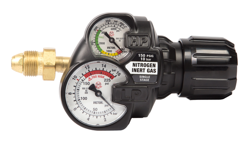 Victor®Model ESS42-150-580 EDGE™ Series 2.0 Heavy Duty/High Capacity Inert Gas Single Stage Regulator, CGA-580