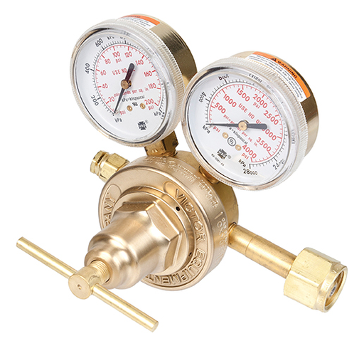Victor®Model SR350 Medium Duty/Heavy Duty Oxygen Single Stage Regulator, CGA-540