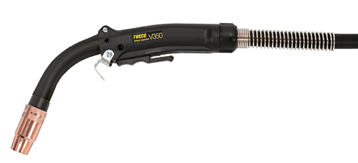 Tweco® VELOCITY2™ Spray Master® V350, Air-Cooled MIG Guns, 15 ft. w/ Miller® Style Connector