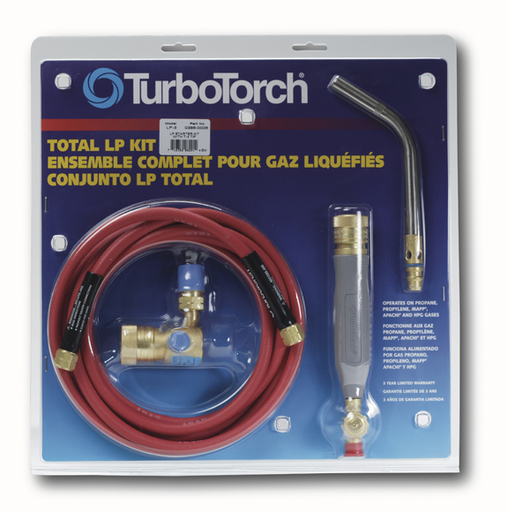 TurboTorch® Total LP Self-lighting LP-3 MAP-PRO & Propane Kit