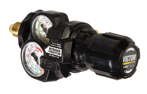 Victor 0781-3652 EDGE™ Series 2.0 Nitrogen Purge Hybrid Regulator, 800 psi, Single Stage