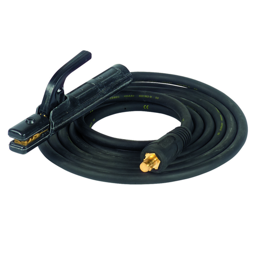 Electrode cable 16mm² 4m 200A current plug small