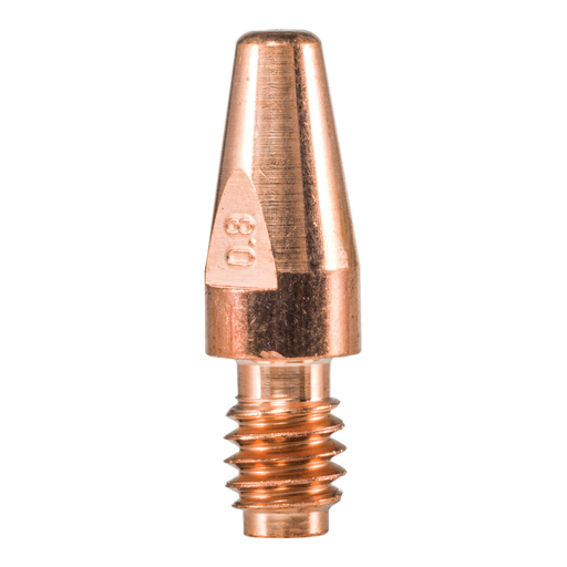 Contact tip 0,8∕M8x1,5∕ø10x32 10 per pack