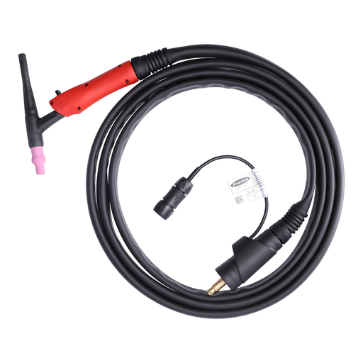 Tig Torch Gas 2200 Amp with Fronius connection, up/down, 4m length, Tig Multi Connection, Plug style consumables