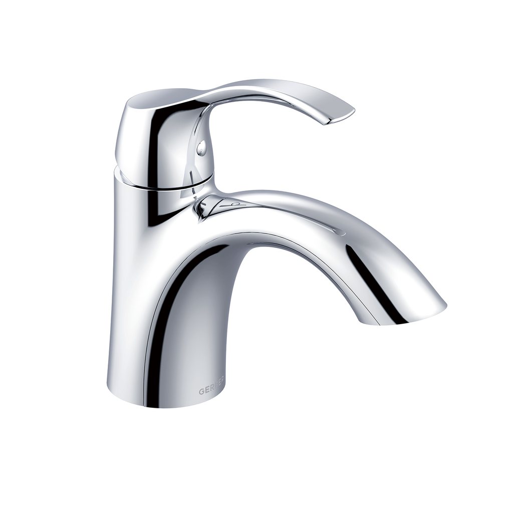 Antioch 1H Lavatory Faucet Single Hole Mount w/ 50/50 Touch Down Drain 1.2gpm Chrome