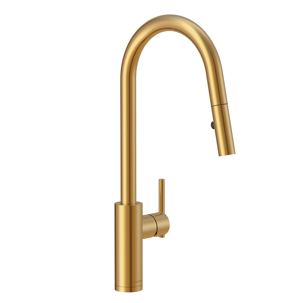 Parma Cafe Pull-Down Kitchen Faucet w/ SnapBack Retraction 1.75gpm Brushed Bronze