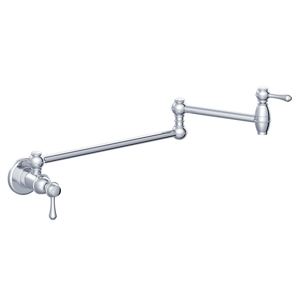 Opulence Wall Mount Pot Filler 2.2gpm Chrome