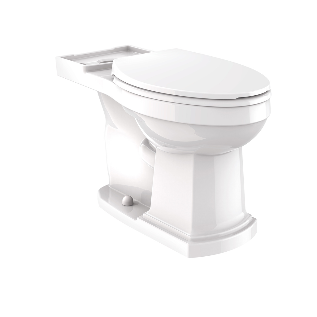 Hinsdale 1.28gpf ADA Elongated Simple CT Bowl White